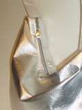 Scoop Bag with Metal Zip Pull