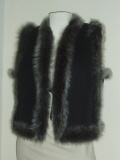Gilet with Leather Ties
