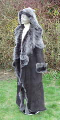 Hooded Toscana Sheepskin Coat
