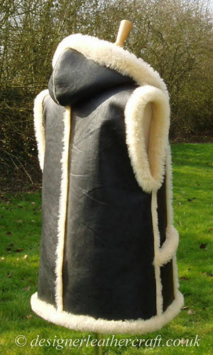 Please Note the Creases in the Back Panel of the Gilet Sample